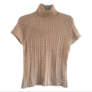 Grace Elements Womens Embellished Cable Hi-Lo Sweater Grace Elements Womens Embellished Cable Hi-Lo Sweater